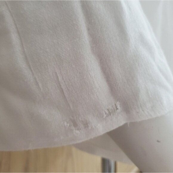 White/Off White Boho Lace Flare Sleeved Top - Picture 9 of 9